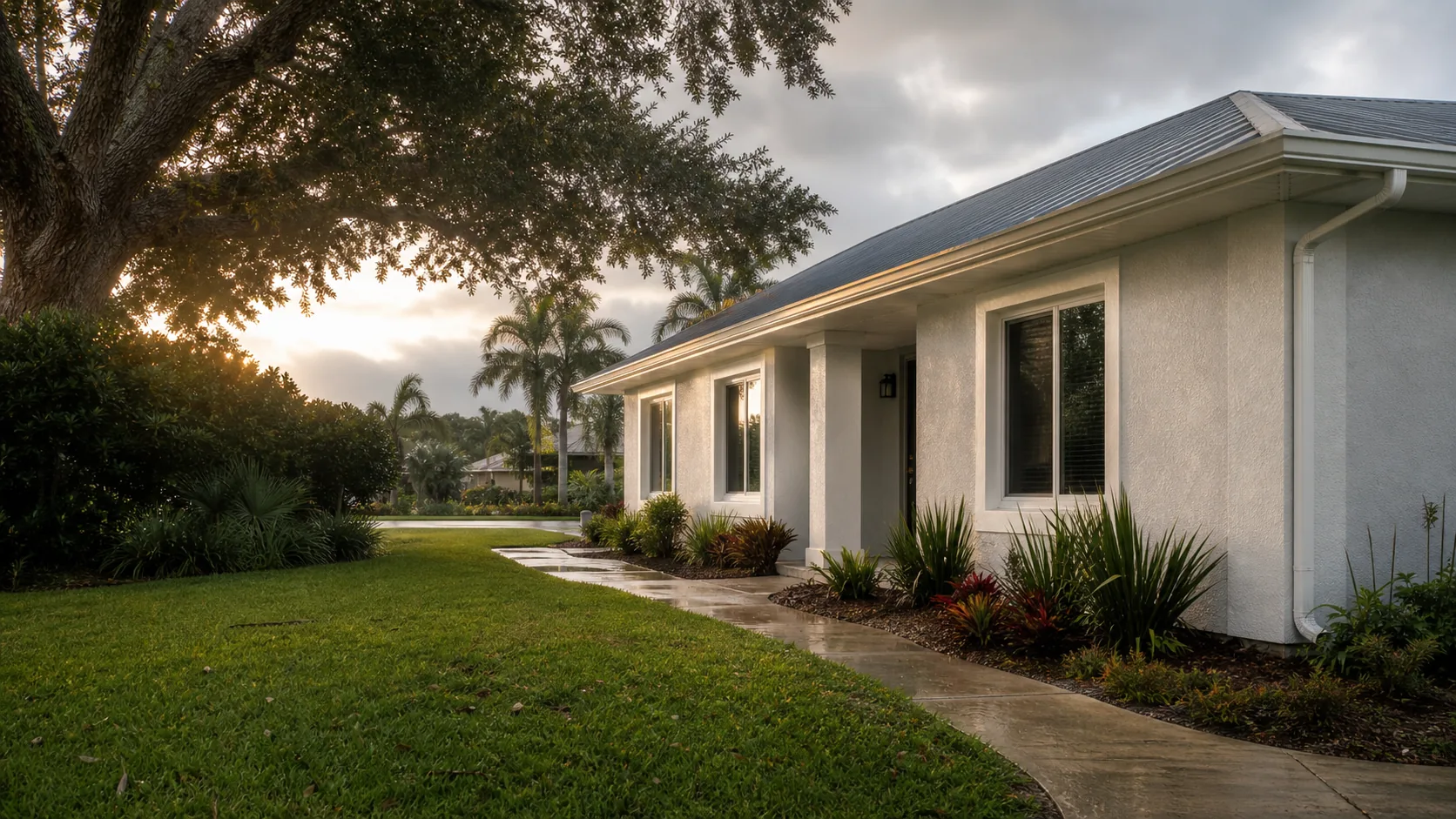 A believable Clearwater-area home suited to residential roofing planning